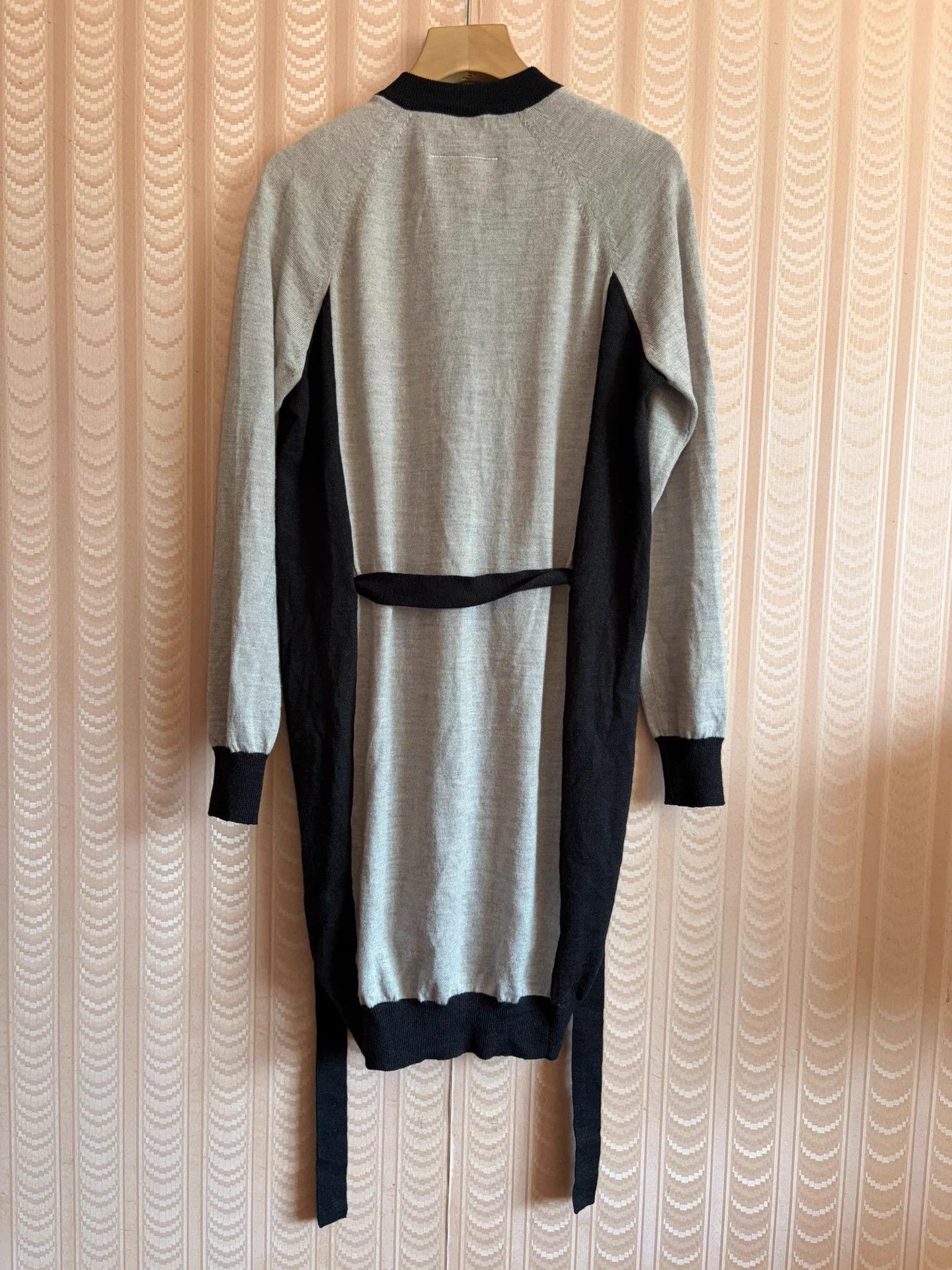 MM6 MM6 Maison Margiela 2013 colorblocked belted wool cardigan Size ONE SIZE - 3 Thumbnail