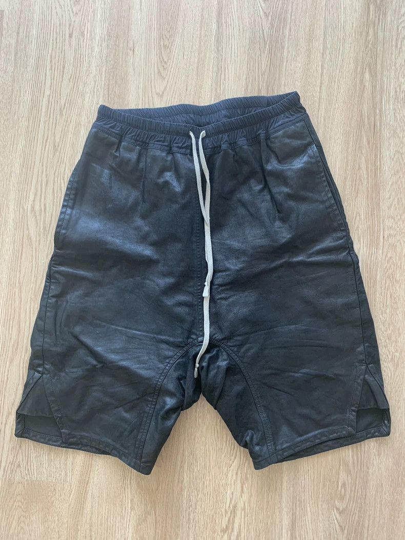 Rick Owens Rick Owens main line full leather shorts - dmc Size US 31 - 1 Thumbnail
