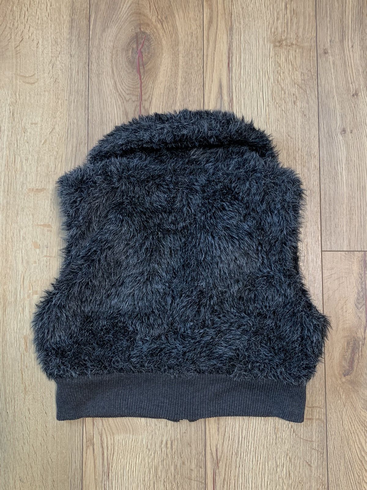 Hysteric Glamour 2000s Faux Fur Gray Hairs Style Fuzzy Fur Crop Vest Size M / US 6-8 / IT 42-44 - 7 Thumbnail