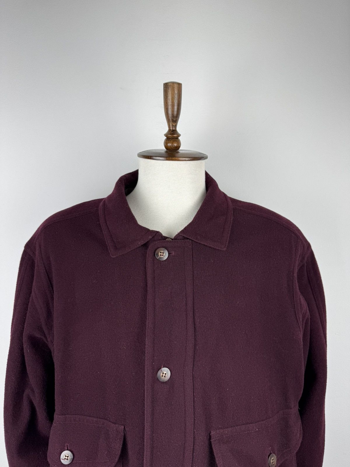 Vintage Men’s Vintage MELKA Wool Jacket Retro 90’ Bomber Coat Size US XL / EU 56 / 4 - 2 Thumbnail