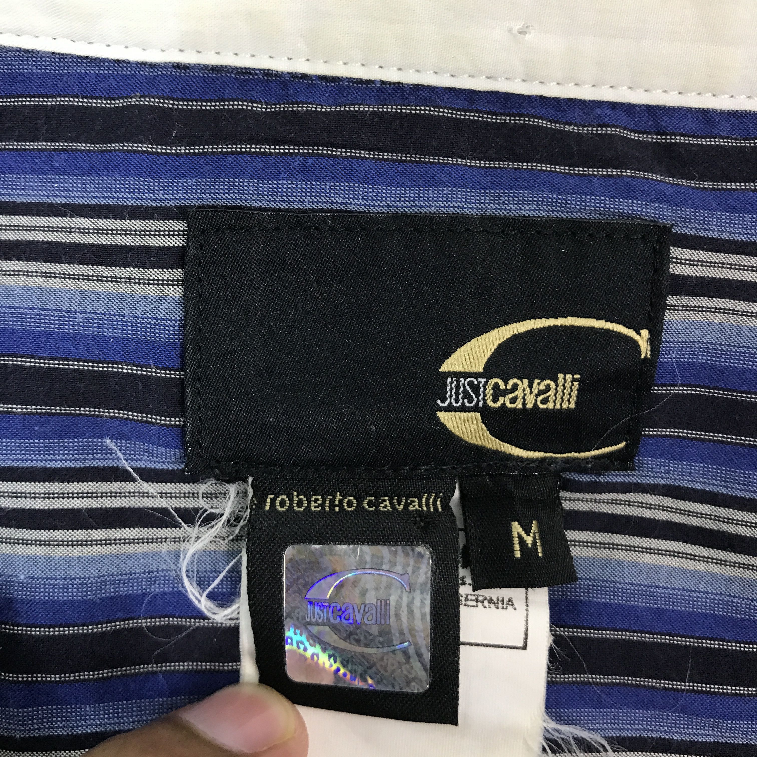 Just Cavalli JUST CAVALLI STRIPED BUTTON UP TSHIRTS Size US M / EU 48-50 / 2 - 12 Thumbnail