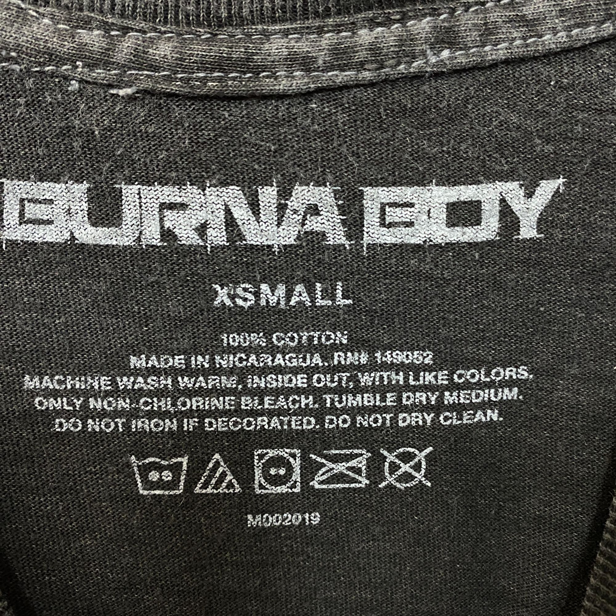Rap Tees Burna Boy I Told Them Tour Graphic Design T-Shirt Extra Smal Size US XS / EU 42 / 0 - 5 Thumbnail