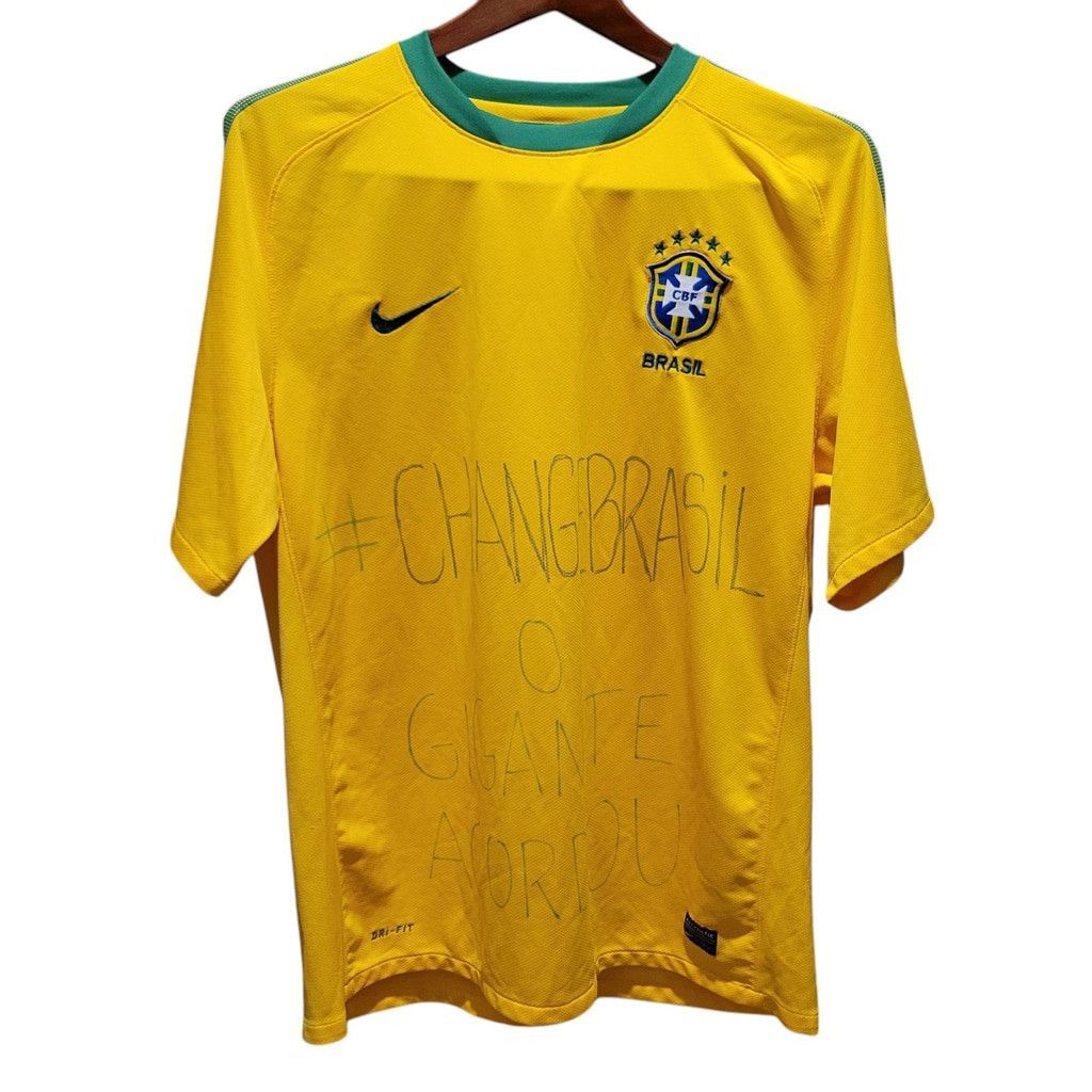 Nike Nike Dri-Fit Authentic Brazil National Team Soccer Jersey #7 Size US XL / EU 56 / 4 - 4 Thumbnail