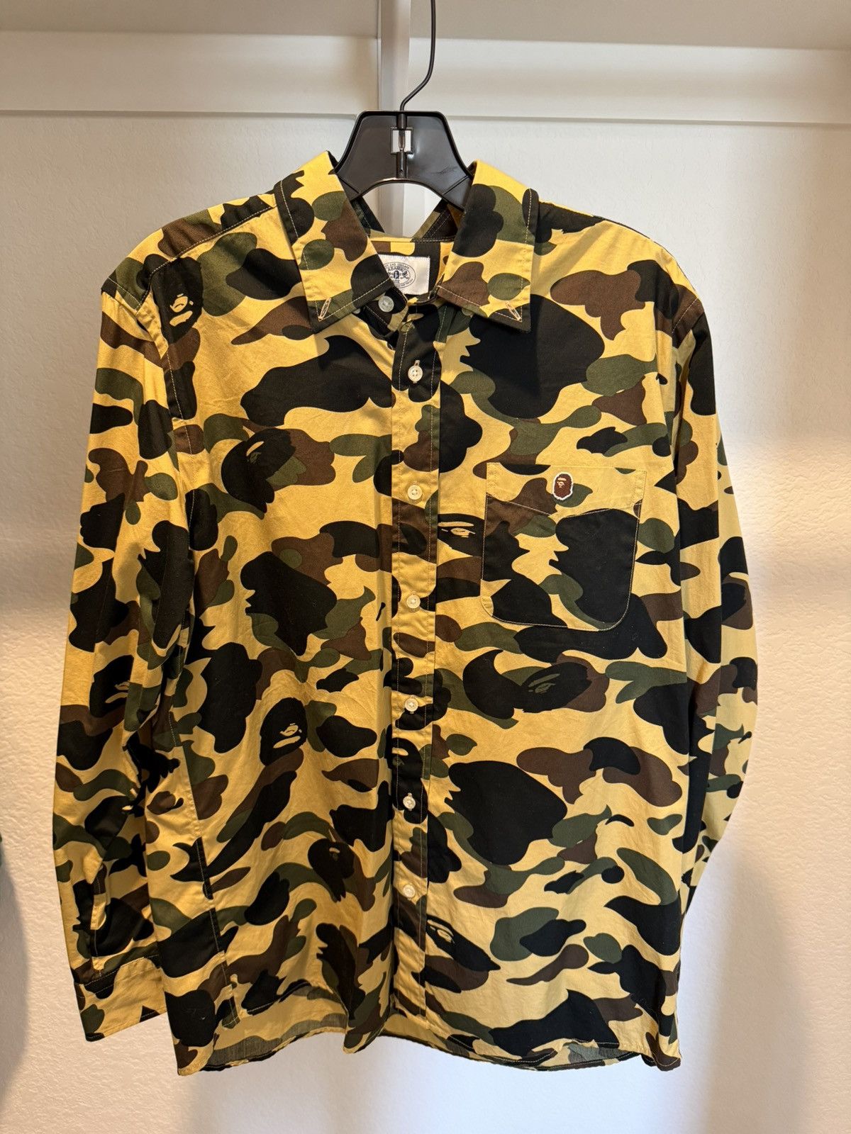 Bape Bape Camo Button Up Shirt Size US L / EU 52-54 / 3 - 5 Thumbnail