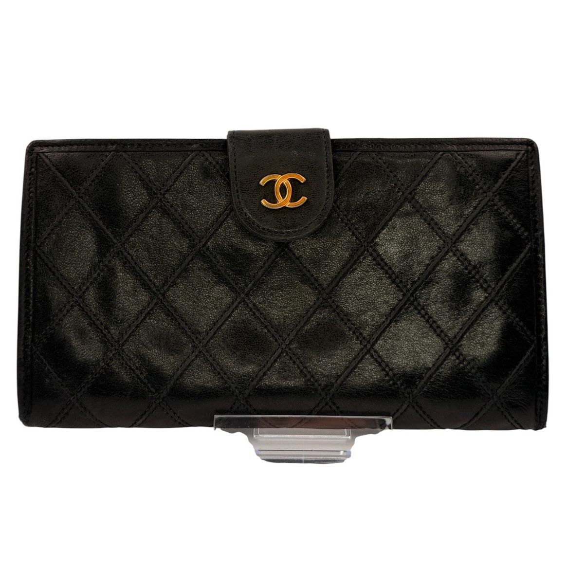 Chanel Chanel Black Quilted Lambskin Leather Wallet Size ONE SIZE - 1 Thumbnail