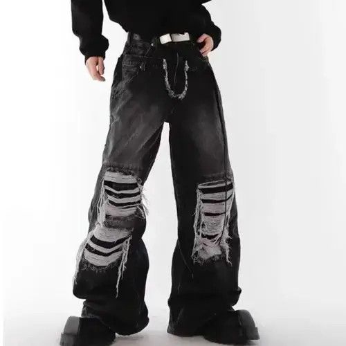Japanese Brand Japanese Opium Ripped pants Size US 28 / EU 44 - 6 Thumbnail
