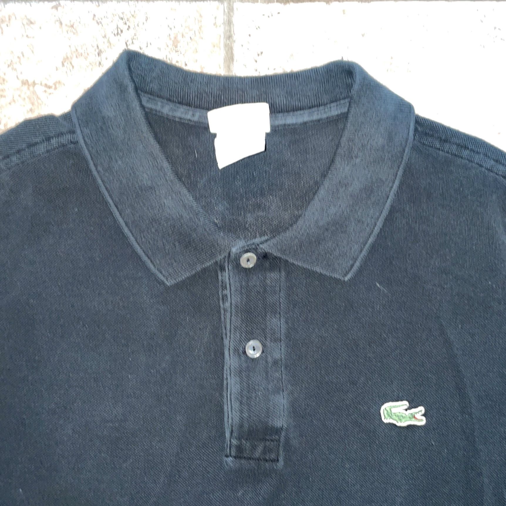 Lacoste VINTAGE Lacoste Polo Shirt Mens XL Black Polo 80s 90s Sportswear Mens Size US XL / EU 56 / 4 - 2 Thumbnail