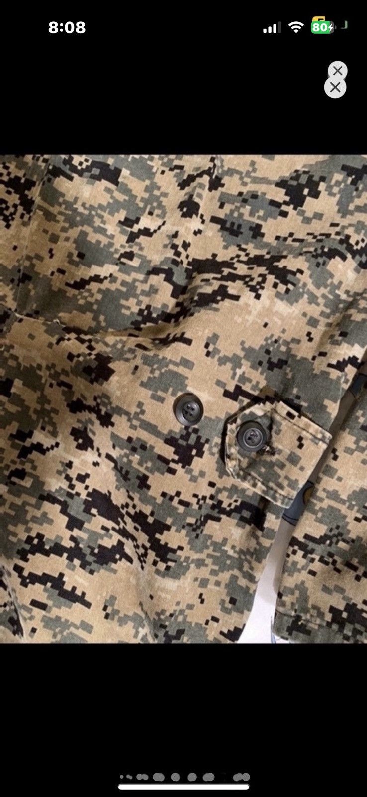 Vintage ***FINAL DROP***RARE 90s TACTICAL DIGI CAMO BUTTON JACKET XL Size US XL / EU 56 / 4 - 9 Thumbnail