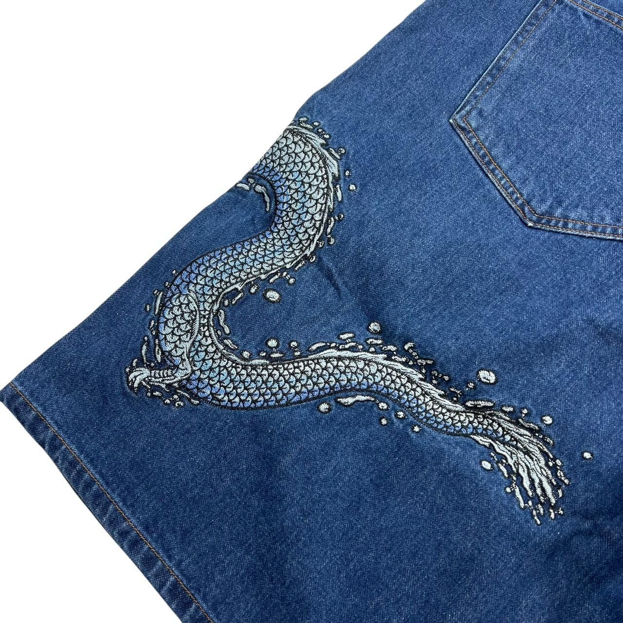 Other Bounty Bodega By Bounty Embroidered Dragon Shorts - Waist 38 Size US 38 / EU 54 - 5 Thumbnail