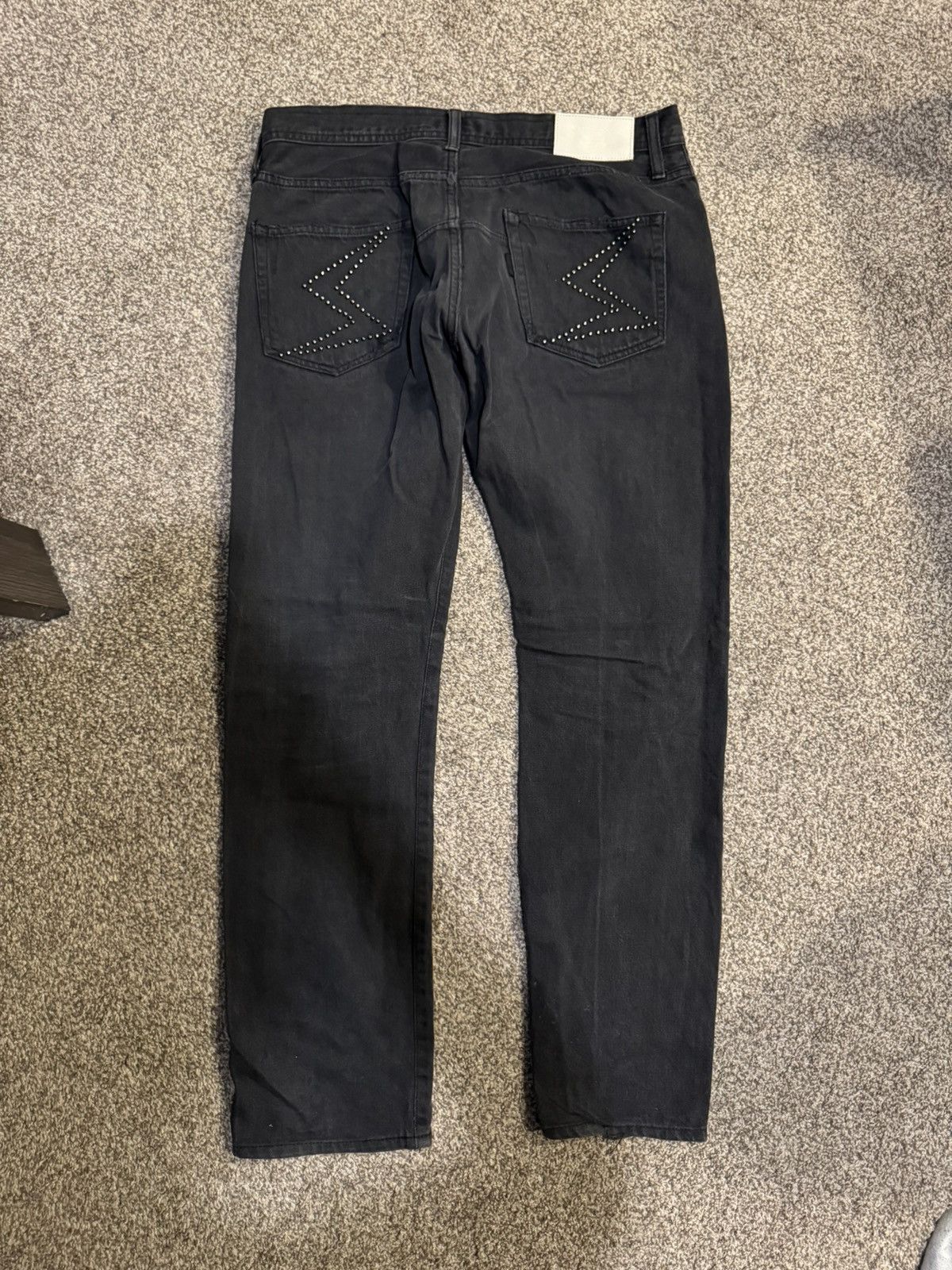 Undercover Undercover SS09 Neoboy “Poem” Denim BLACK Size US 34 / EU 50 - 2 Thumbnail