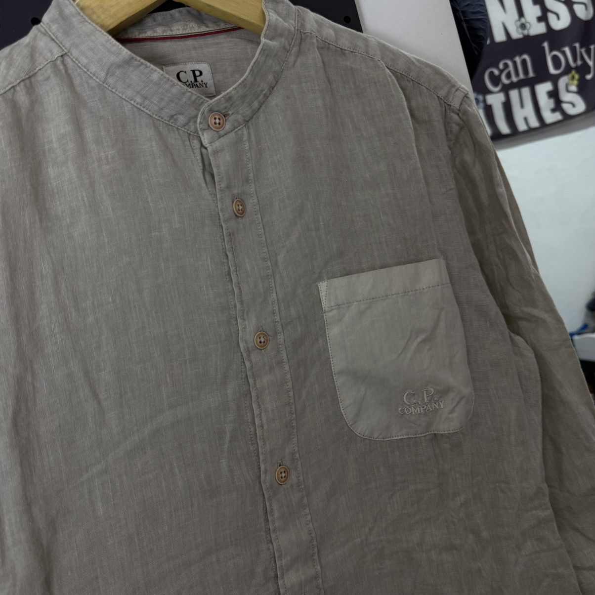 C.P. Company C.P. Company dyed linen long shirt Size US XL / EU 56 / 4 - 4 Thumbnail