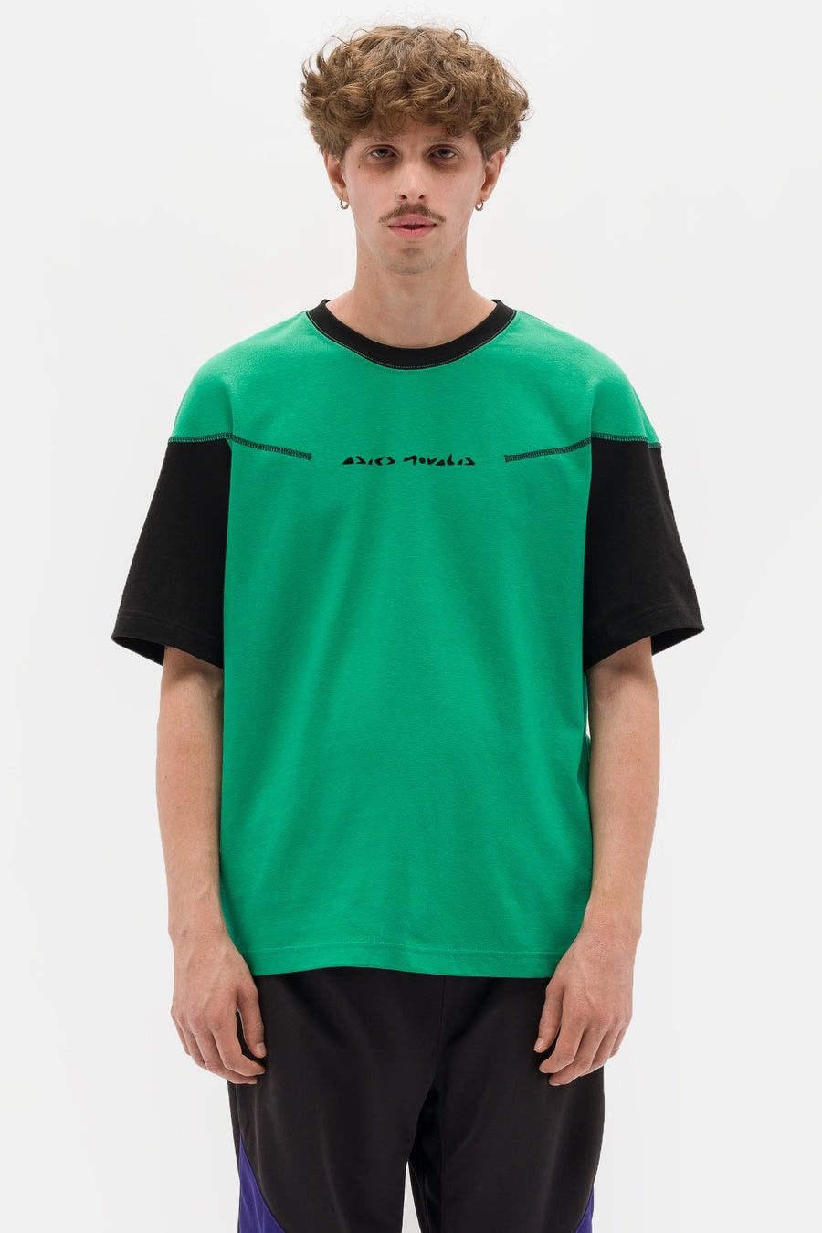 Asics × Kiko Kostadinov ASiCS NOVALiS WiDE BOXY CROPPED BiXANCE TEE PARAKEET GREEN Size US L / EU 52-54 / 3 - 19 Thumbnail