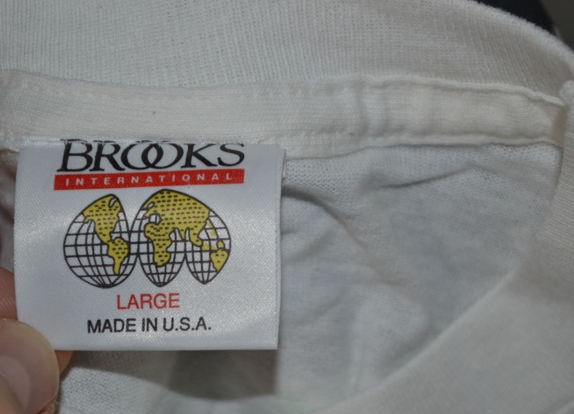 Brooks × Vintage Vintage Brooks NEW Single Stitch tee t-shirt Made in USA L Size US L / EU 52-54 / 3 - 12 Thumbnail