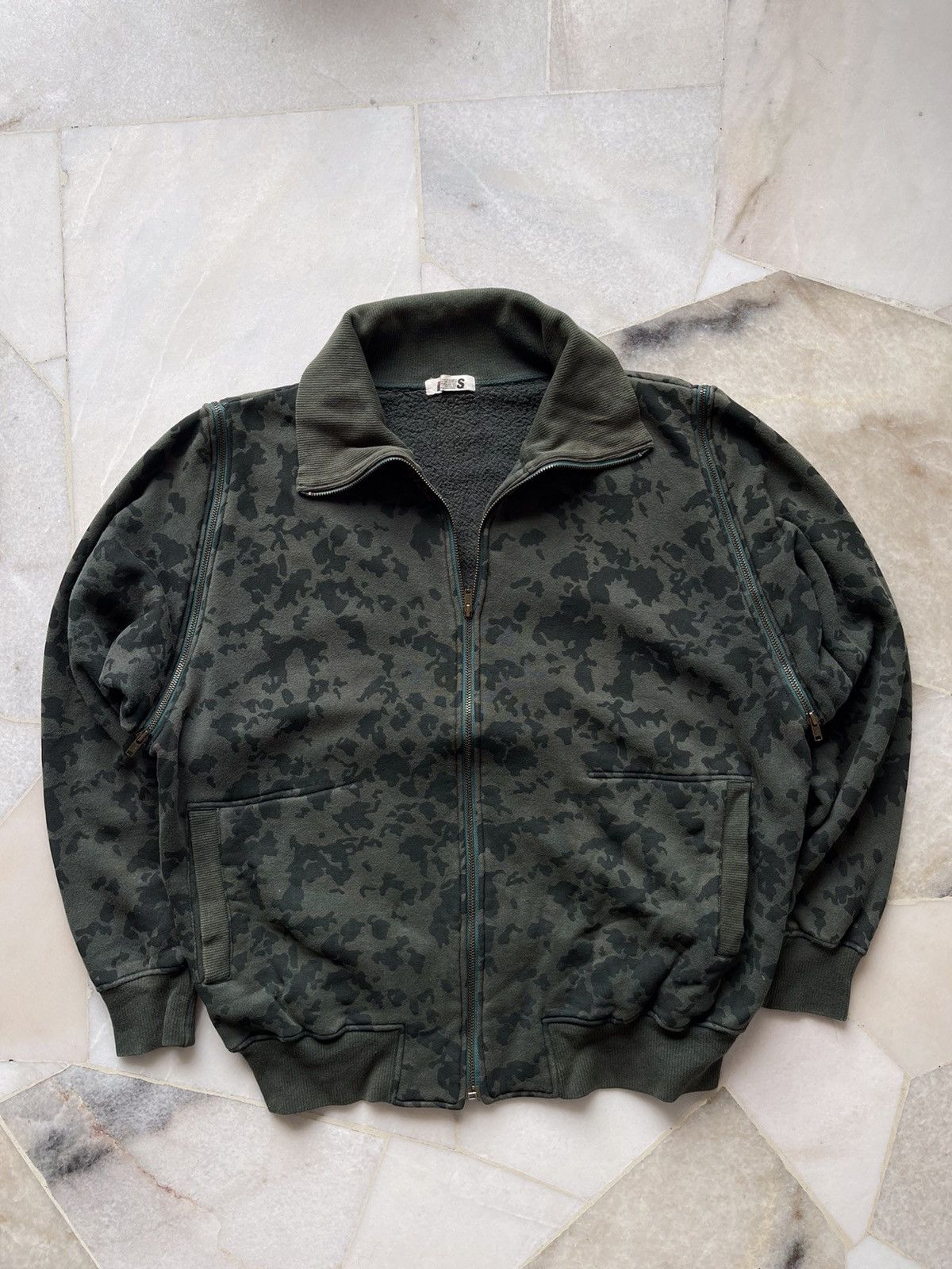 Issey Miyake × Tsumori Chisato 80s Issey Miyake Small Part Polo Sweatshirt Size US M / EU 48-50 / 2 - 10 Thumbnail