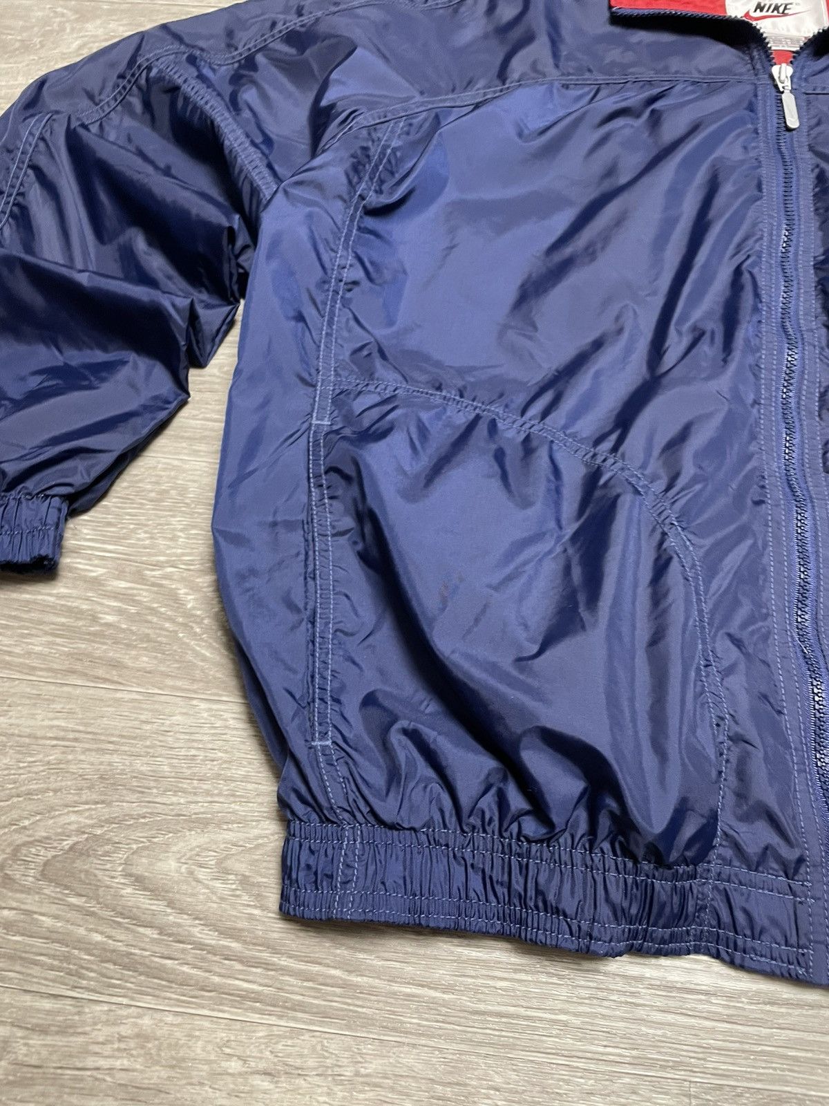 Nike Vintage 90s Nike Big Swoosh Logo Nylon Jacket Size US M / EU 48-50 / 2 - 8 Thumbnail