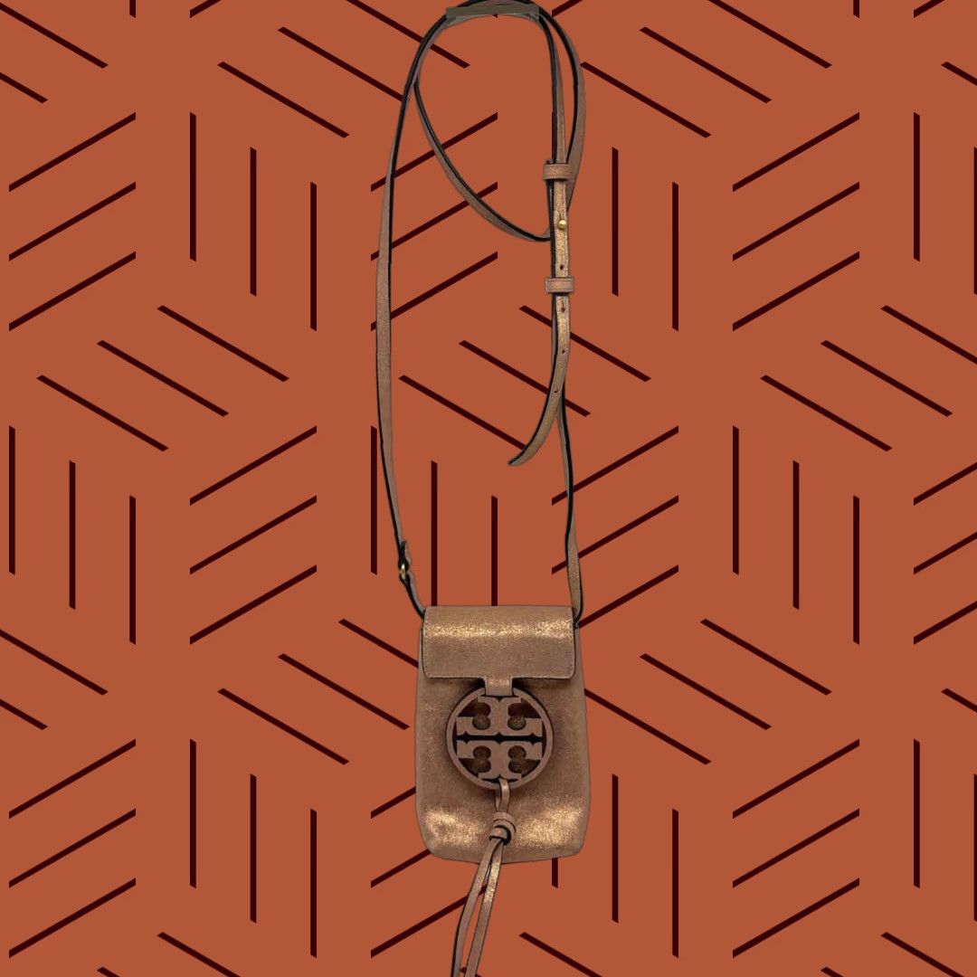 Vintage Tory Burch Pink Bandolier Crossbody, Women's