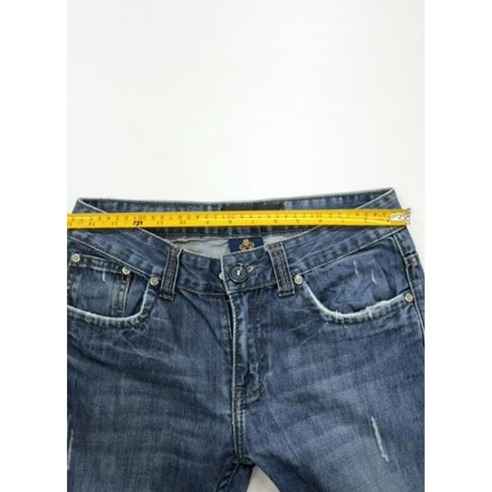 Dolce & Gabbana VINTAGE Dolce & Gabbana Men Blue Straight-Leg Jeans Size 29 Dark Wash Size US 29 - 8 Thumbnail