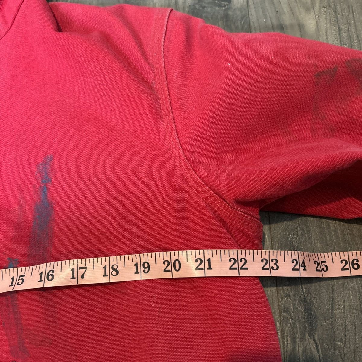 Carhartt Vintage carhartt j130 red hooded workwear jacket Size US S / EU 44-46 / 1 - 8 Thumbnail