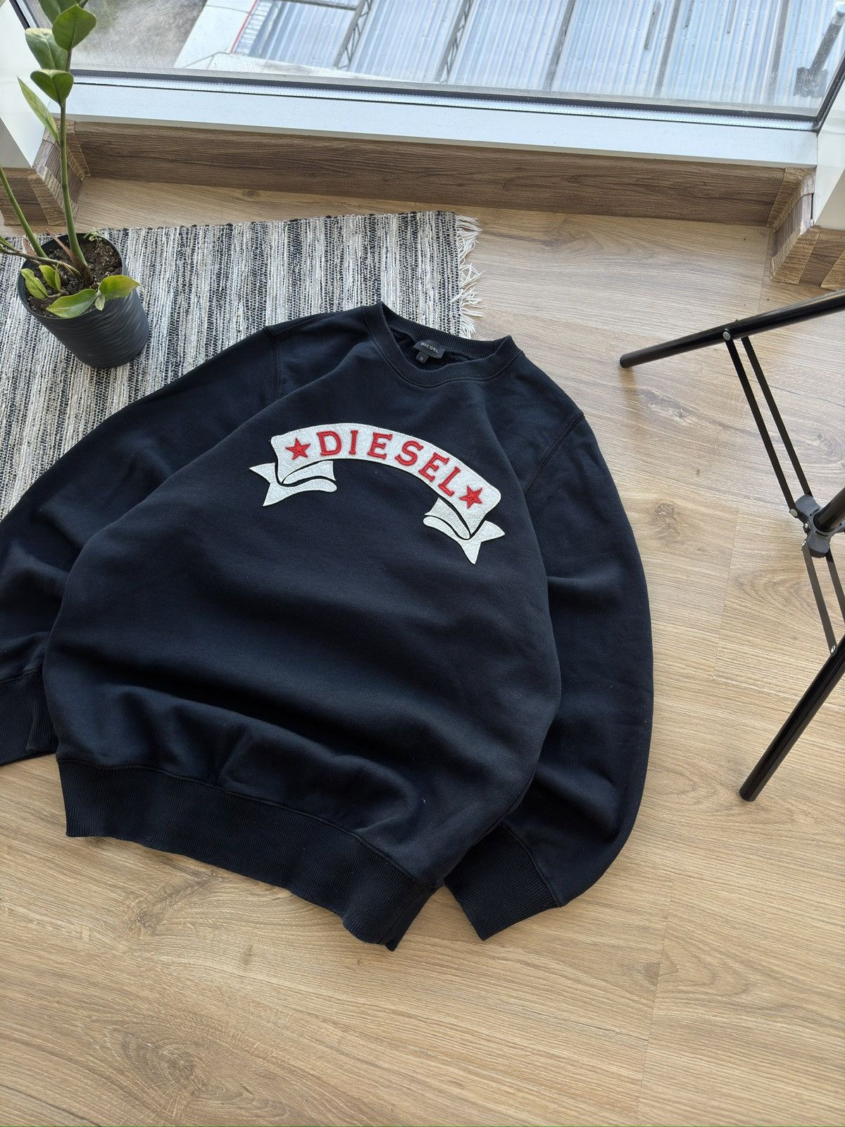 Diesel × Vintage Vintage Diesel Big logo Y2K Sweatshirt Size US S / EU 44-46 / 1 - 3 Thumbnail