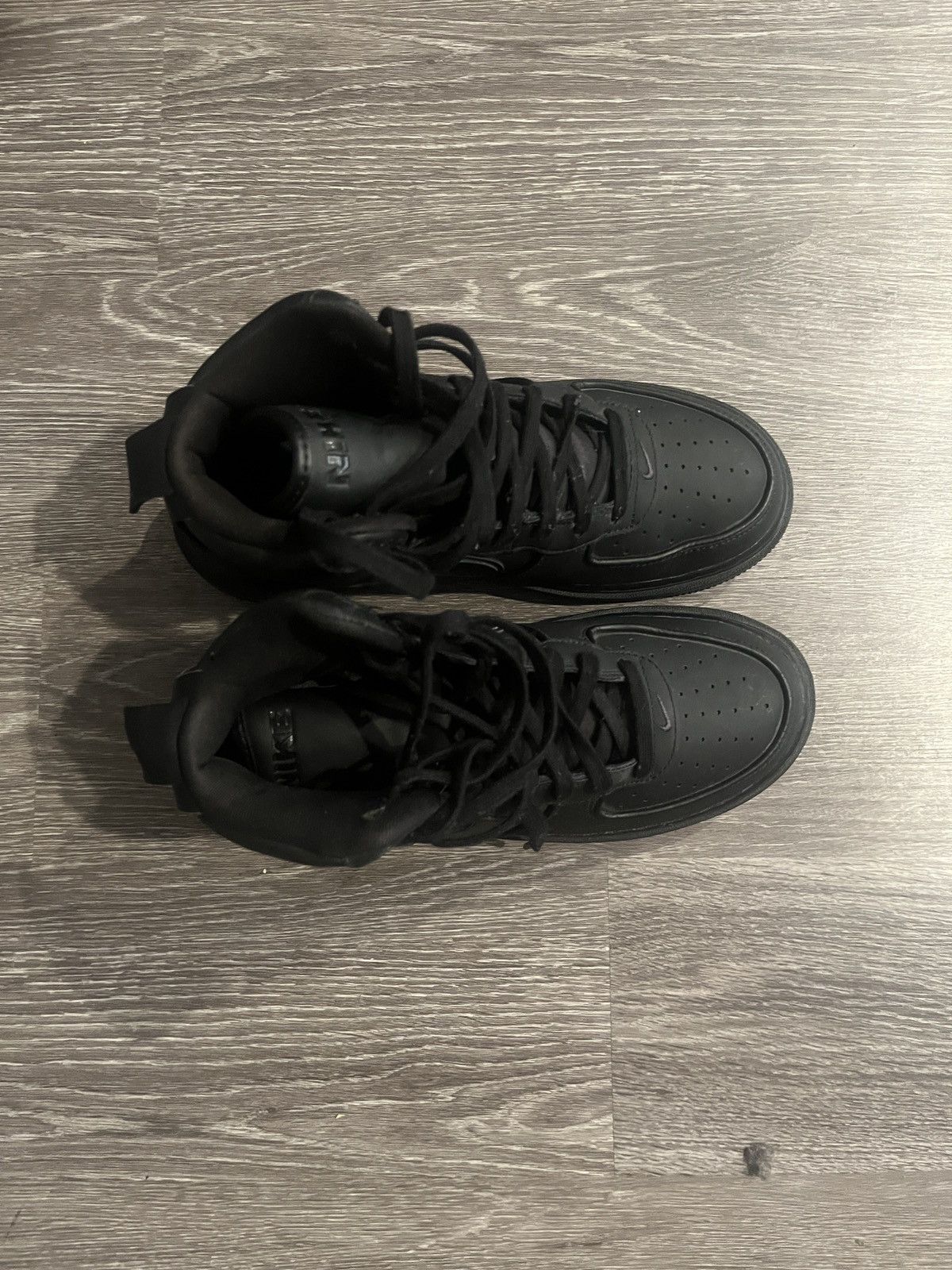 Nike Nike Air Force 1 "Black/Anthracite" sneaker boots Size US 9 / EU 42 - 1 Thumbnail