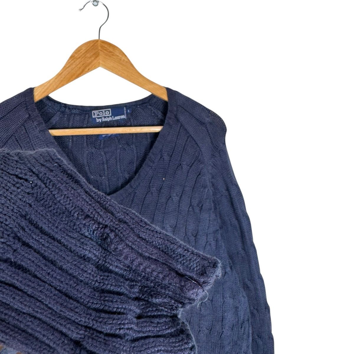 Polo Ralph Lauren ☀️POLO RL V NECK KNIT SWEATER Size US L / EU 52-54 / 3 - 3 Thumbnail