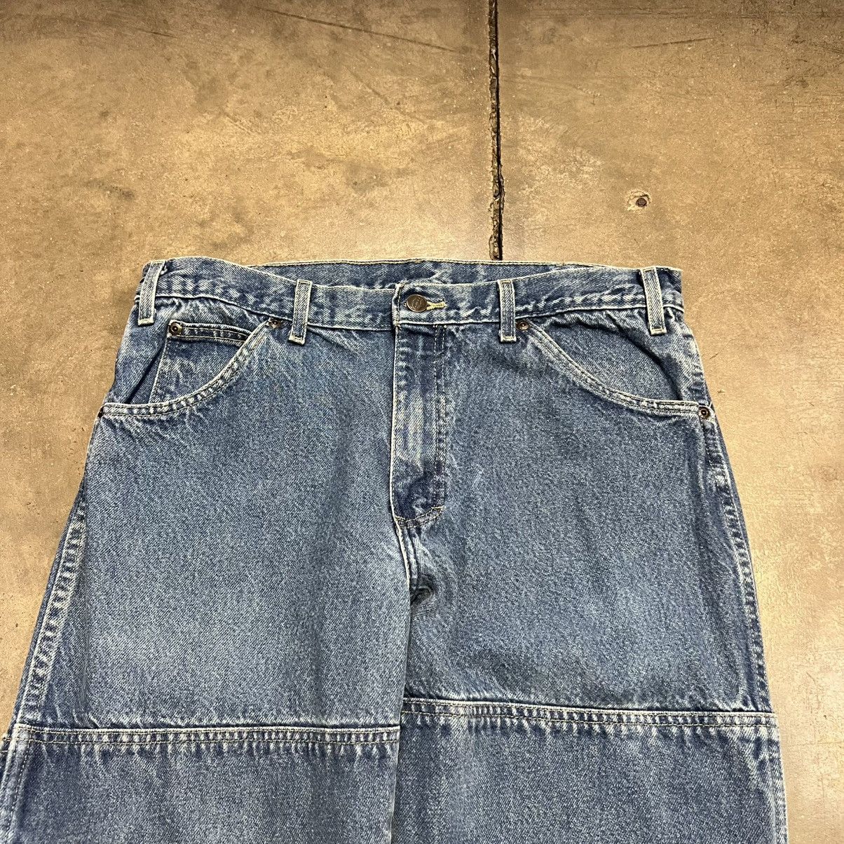 Vintage Dickies Double Knee Carpenter Denim Pants Jean Baggy