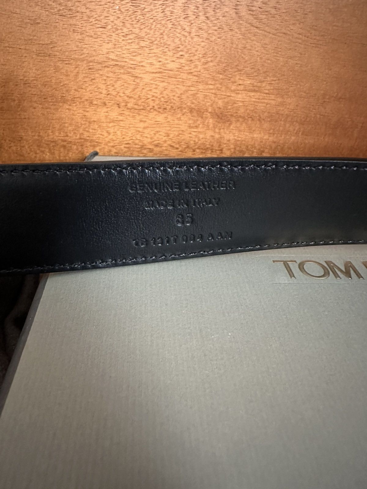 Tom Ford Tom Ford T Icon Belt 85 Size 32 - 5 Thumbnail