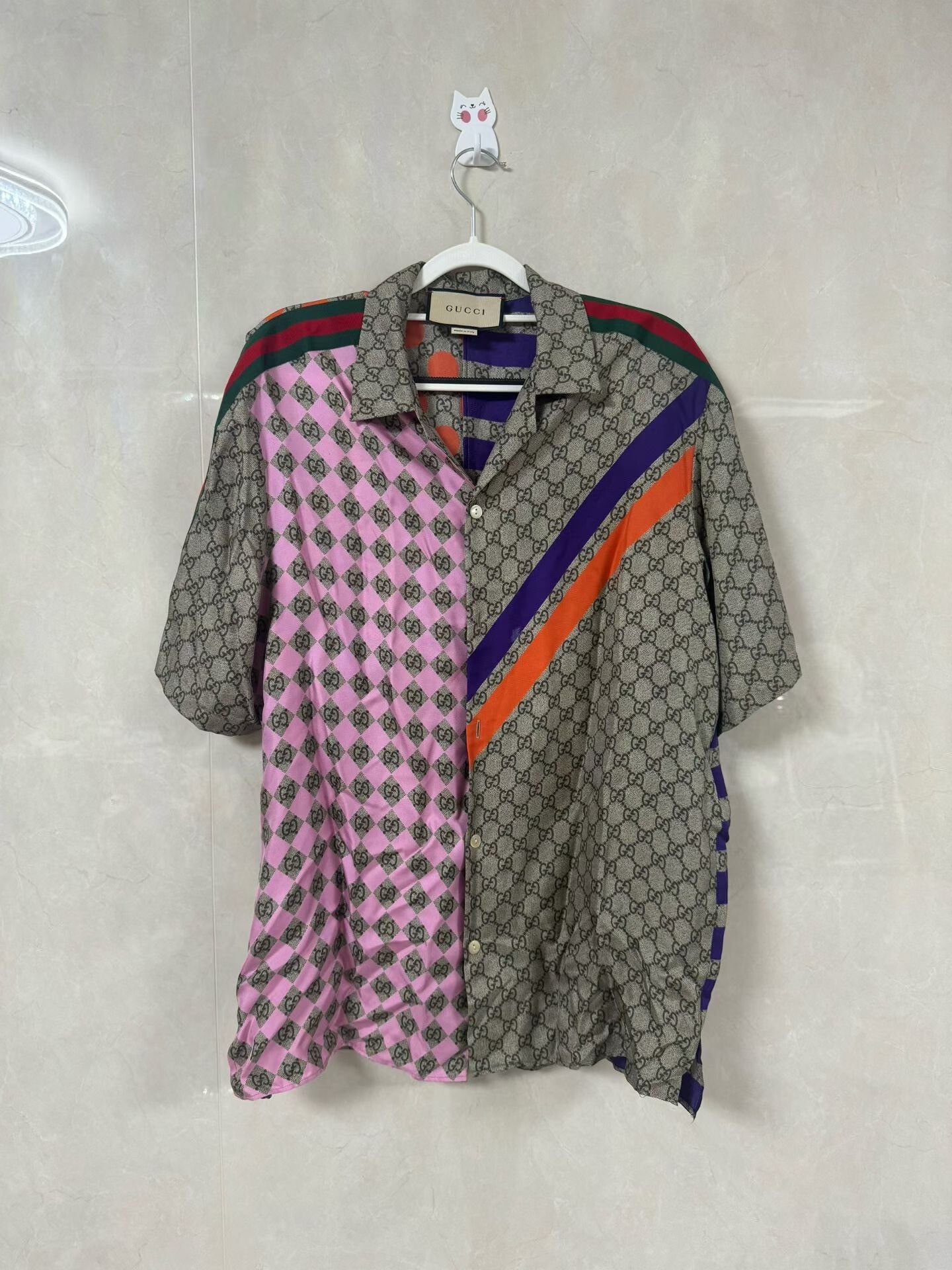Gucci Gucci Silk Short-Sleeve Shirt Size US S / EU 44-46 / 1 - 1 Thumbnail