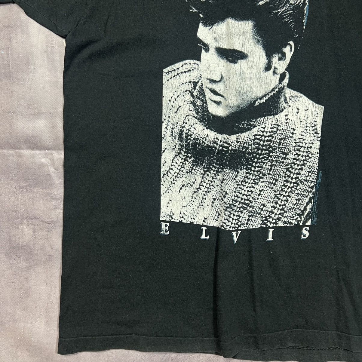 Vintage Rare! Elvis Presley 1994 Vintage Big Logo Tee 90s Size US XXL / EU 58 / 5 - 10 Thumbnail