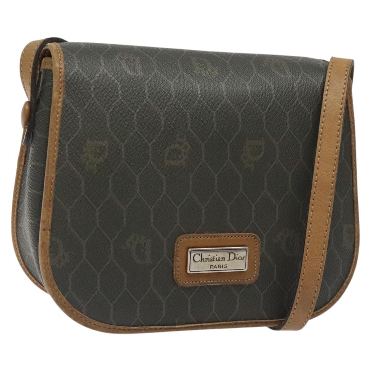 Dior DIOR Honeycomb Canvas Shoulder Bag Pvc Khaki Size ONE SIZE - 1 Thumbnail