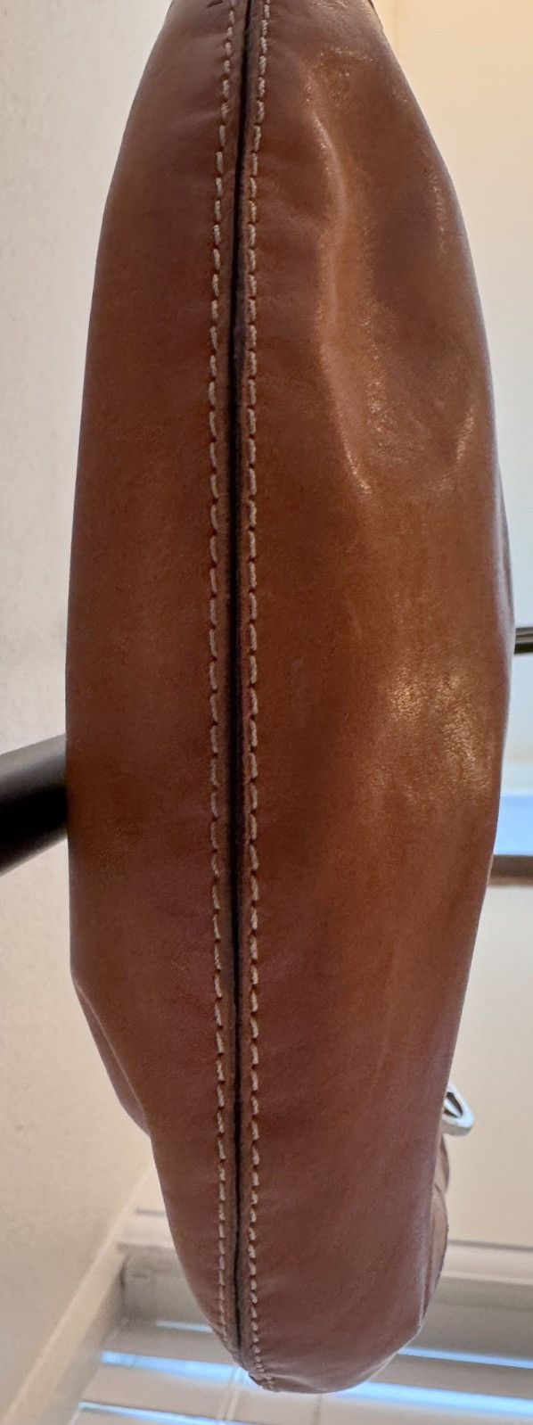 Michael Kors × Vintage Vintage Michael Kors Brown Leather Hobo Handbag Size ONE SIZE - 6 Thumbnail