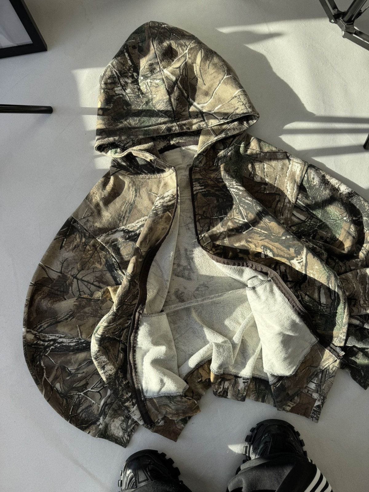 Realtree Vintage Realtree Boxy Fit Camo Zip Up Hoodie Hype Gothic Size US XL / EU 56 / 4 - 11 Thumbnail