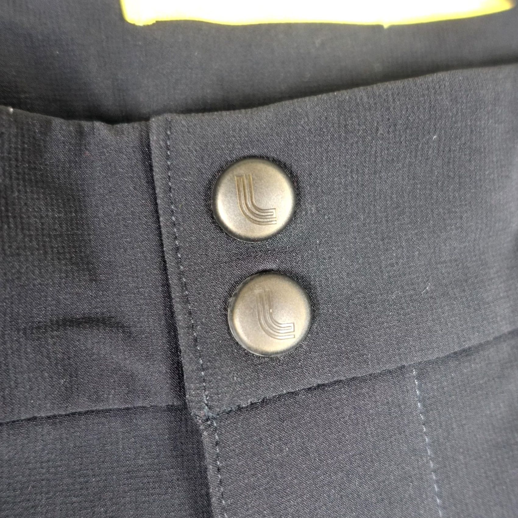 Vintage Lolë Pants Womens 12 Black Stretch Flare Outdoor Hiking Wicking UPF Athletic Shirt? Size 34" / US 12 / IT 48 - 3 Thumbnail