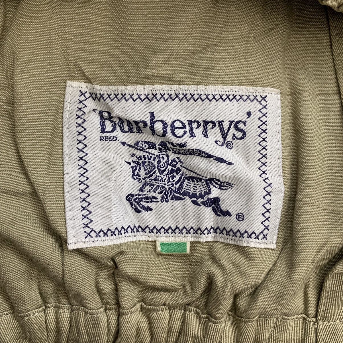Burberry Vintage BURBERRYS England Brand Plain Beige Bomber Jacket Size US L / EU 52-54 / 3 - 3 Thumbnail