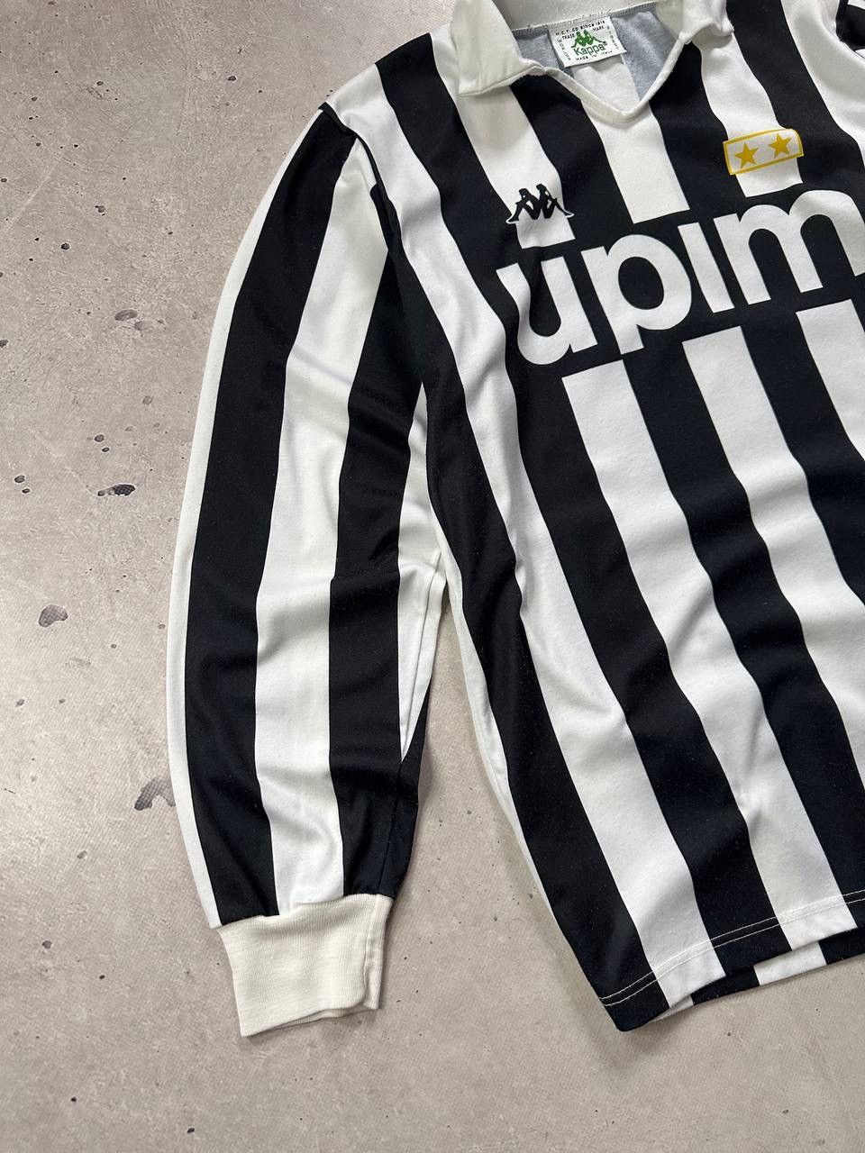 Kappa Vintage FC Juventus Kappa Upim Home Soccer Shirt 1989/90 LS Size US M / EU 48-50 / 2 - 2 Thumbnail