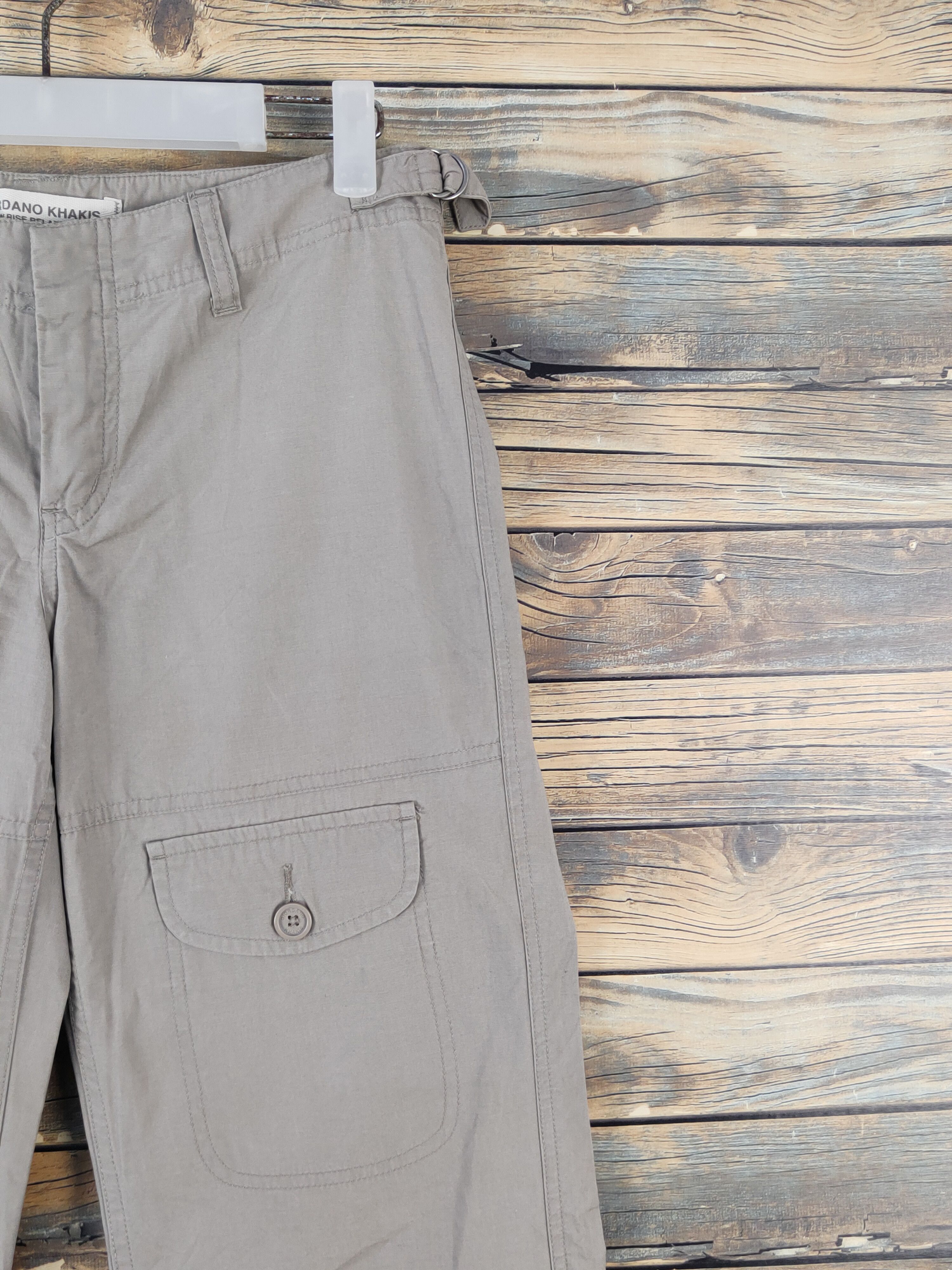 Giordano Giordano Khaki Multipocket Tactical Cargo Pants #W1581 Size 29" - 5 Thumbnail
