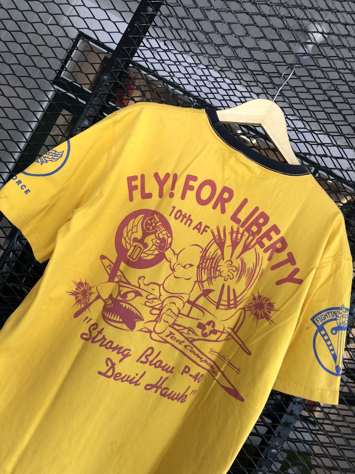 Tedman TED COMPANY SHIRT “ FLYING FOR LIBERTY” Size US XL / EU 56 / 4 - 5 Thumbnail