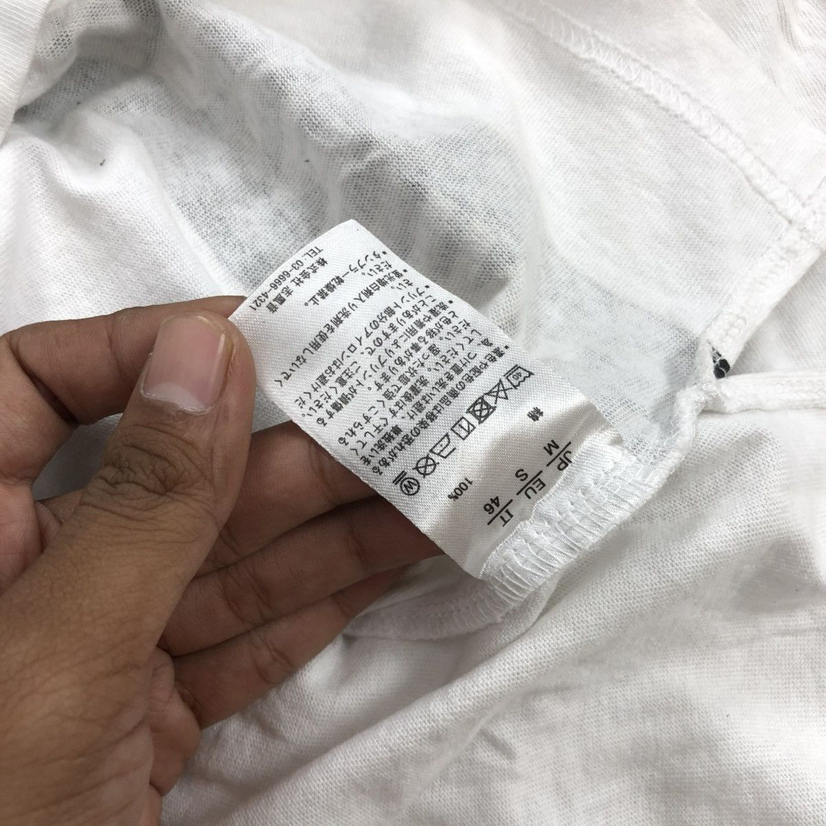 Japanese Brand × Number (N)ine × Takahiromiyashita The Soloist. Vintage Number (N)ine Denim Spell Out White Tee Size US M / EU 48-50 / 2 - 10 Thumbnail