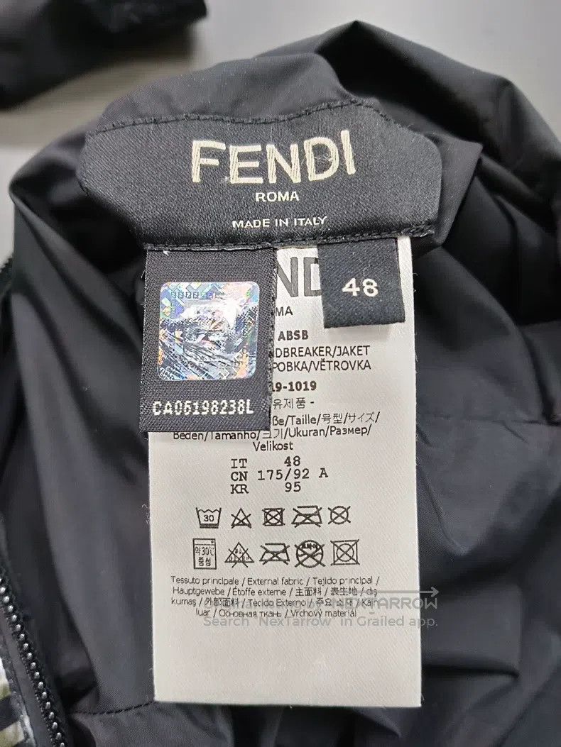 Fendi Fendi Two-Sided Embroidered Logo Jacket - Black Size US M / EU 48-50 / 2 - 3 Thumbnail