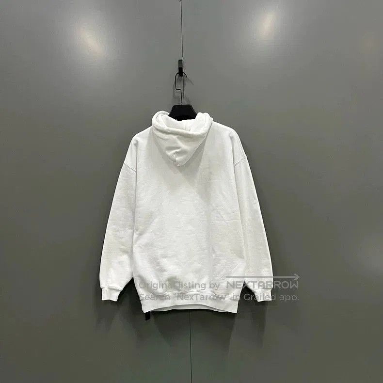 Balenciaga Balenciaga White Logo Print Hoodie XS. Size US XS / EU 42 / 0 - 2 Thumbnail