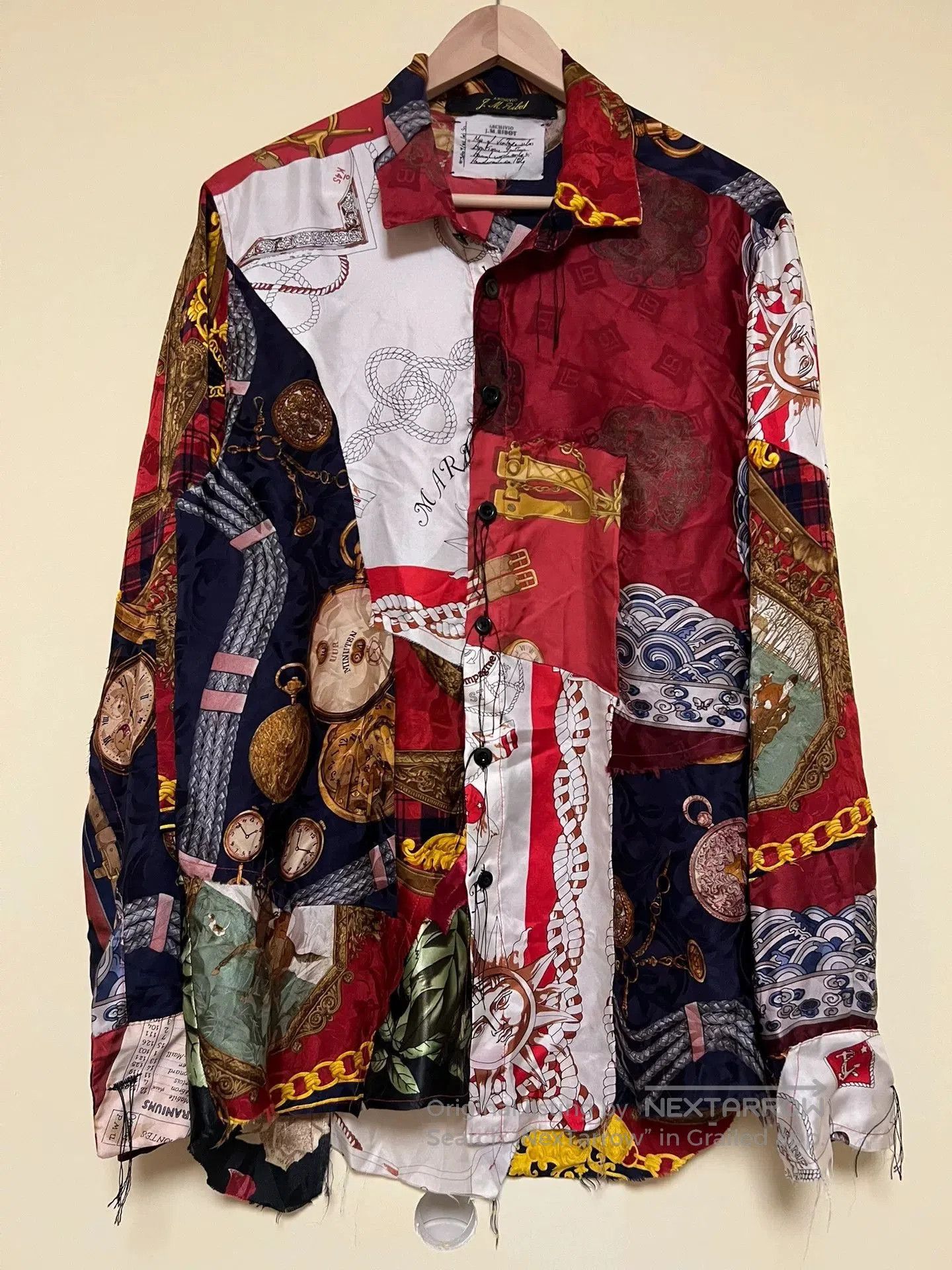 Archivio J.M. Ribot Archivio J.M. Ribot Vintage Silk Shirt. Size US M / EU 48-50 / 2 - 1 Thumbnail