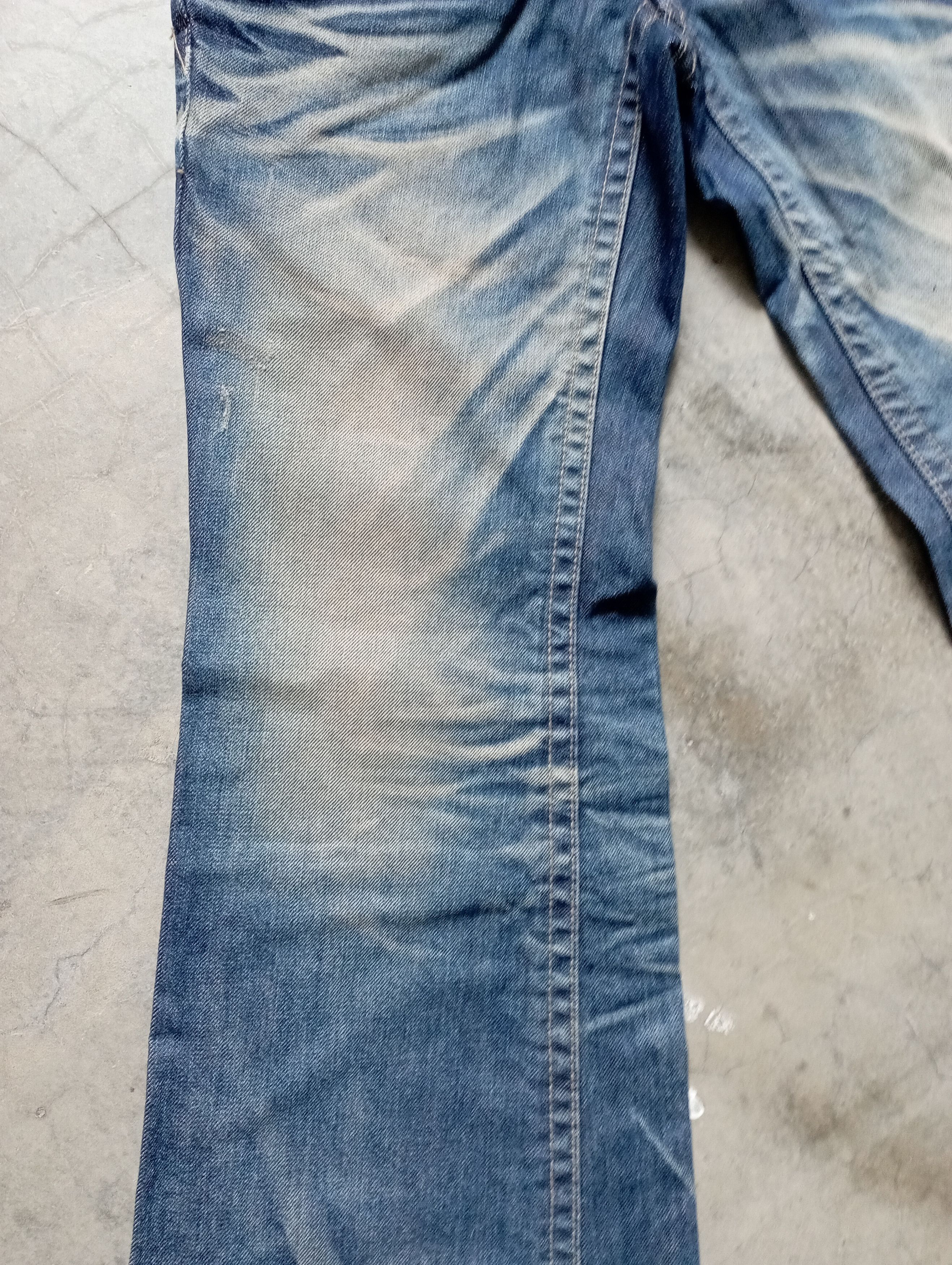 Tornado Mart Super Flare Jeans Mud Rusty Lolita Yoshitomo Nara Jeans Size 24" / US 00 / IT 34 - 7 Thumbnail