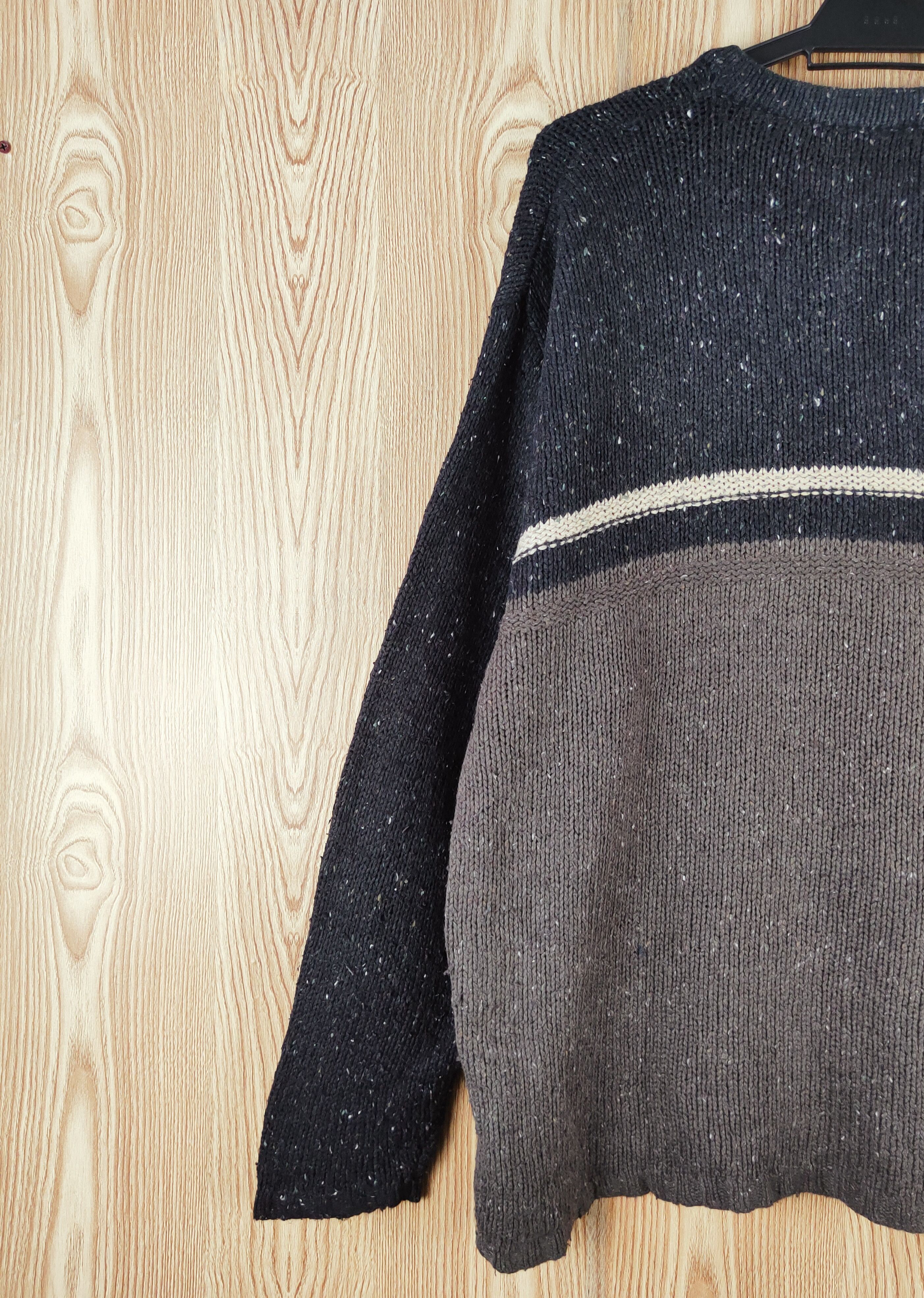 Japanese Brand × Vintage COOL DESIGN 💥N9 Black Knitwear Long Sleeve T-shirts Size US XL / EU 56 / 4 - 7 Thumbnail