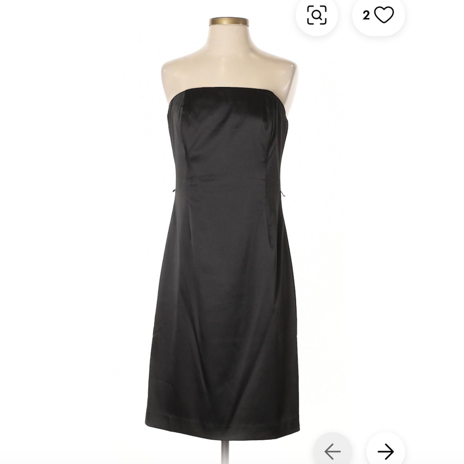 Other White House Black Market Strapless Black Cocktail Dress Sz 8 Size M / US 6-8 / IT 42-44 - 1 Thumbnail