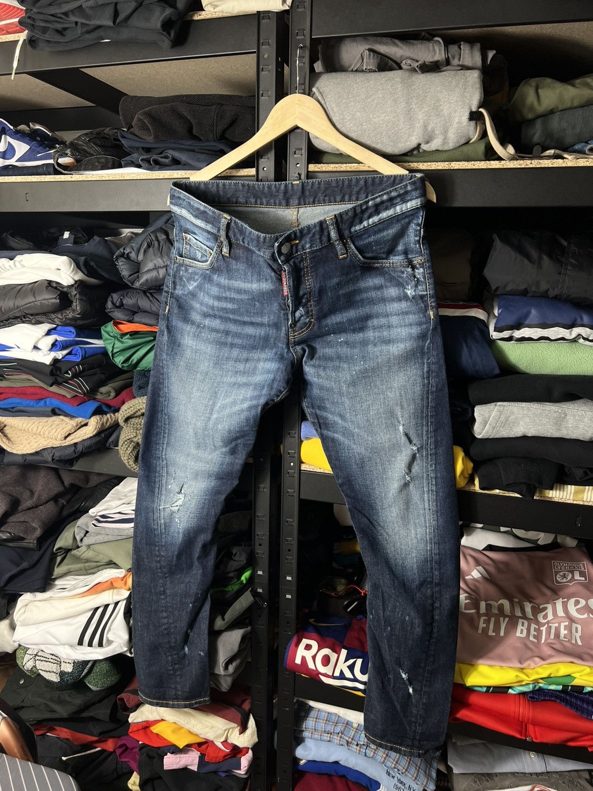 Dsquared2 Dsquared2 Sexy Twist Jeans Distressed Denim Y2K Italy Size US 32 / EU 48 - 1 Thumbnail