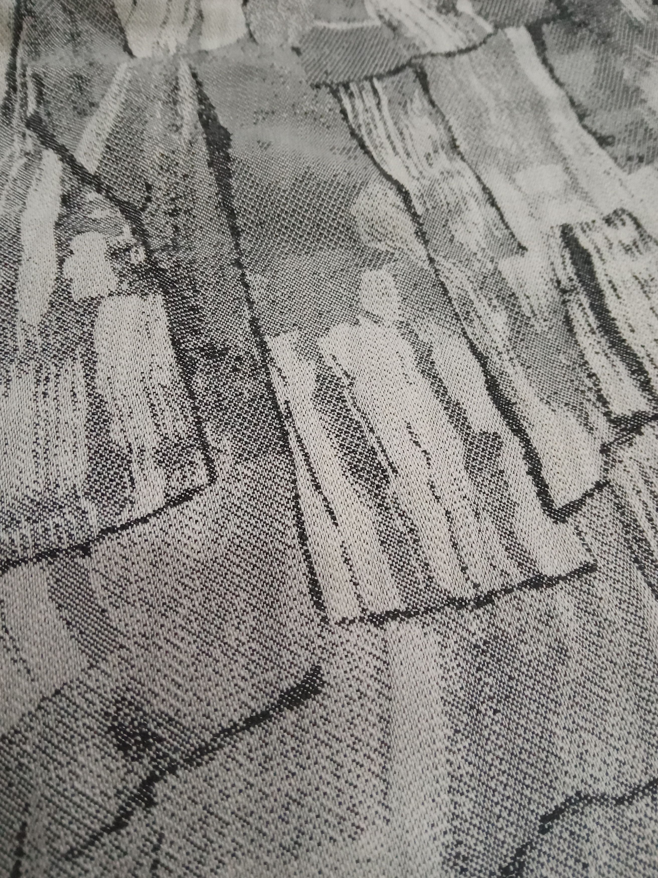 Issey Miyake Issey Miyake A-POC Bush Stroke Knitted Abstract Denim Pants Size US 32 / EU 48 - 8 Thumbnail