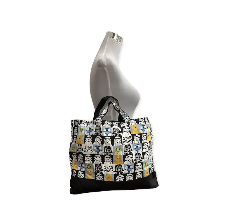 image of Star Wars Overprint Blanket Tote Bag, Men's
