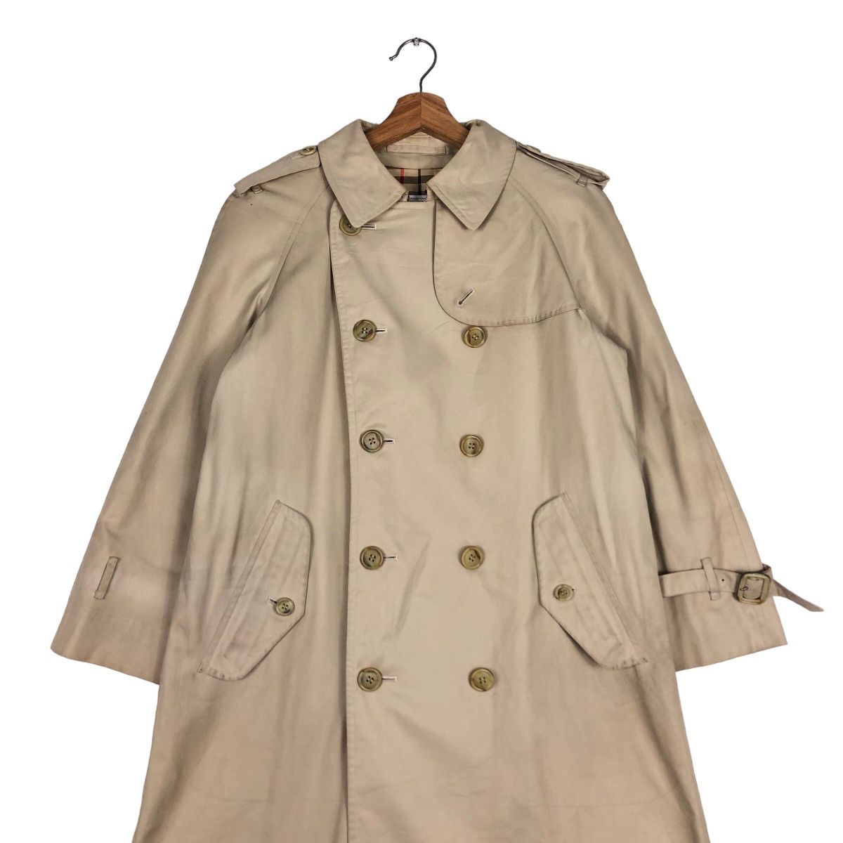 Burberry 🔥Bondage Design Parachute Vintage Burberrys Long Jacket Size US M / EU 48-50 / 2 - 7 Thumbnail