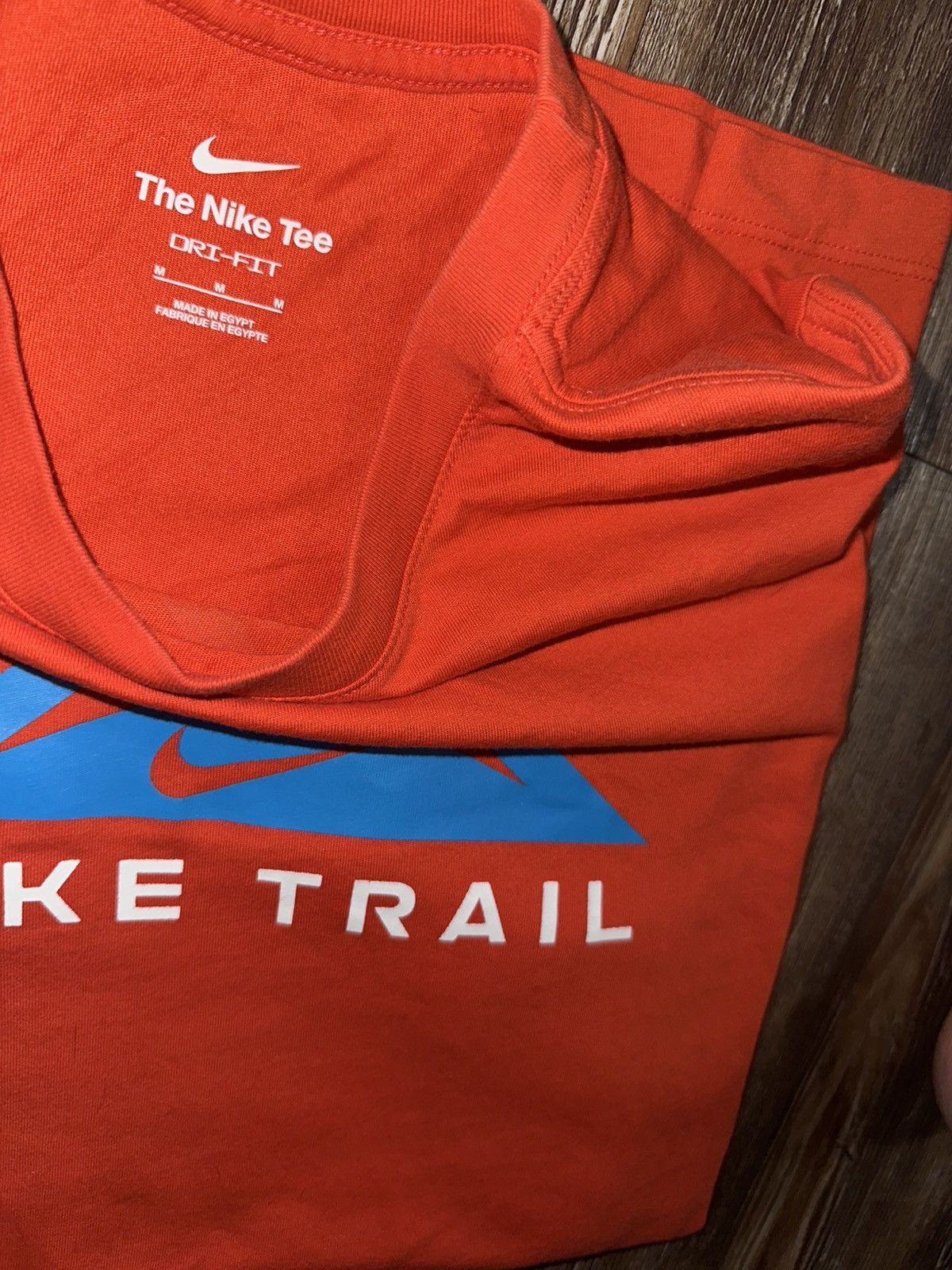 Nike Nike Trail the Nike tee dri-fit shirt orange men’s medium Size US M / EU 48-50 / 2 - 4 Thumbnail
