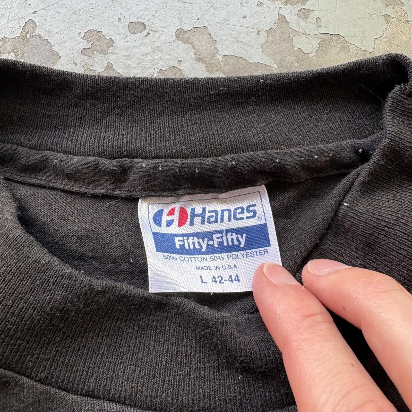 Hanes × Vintage Vintage 90s Operation Desert Storm Lightning Military Shirt Size US L / EU 52-54 / 3 - 3 Thumbnail